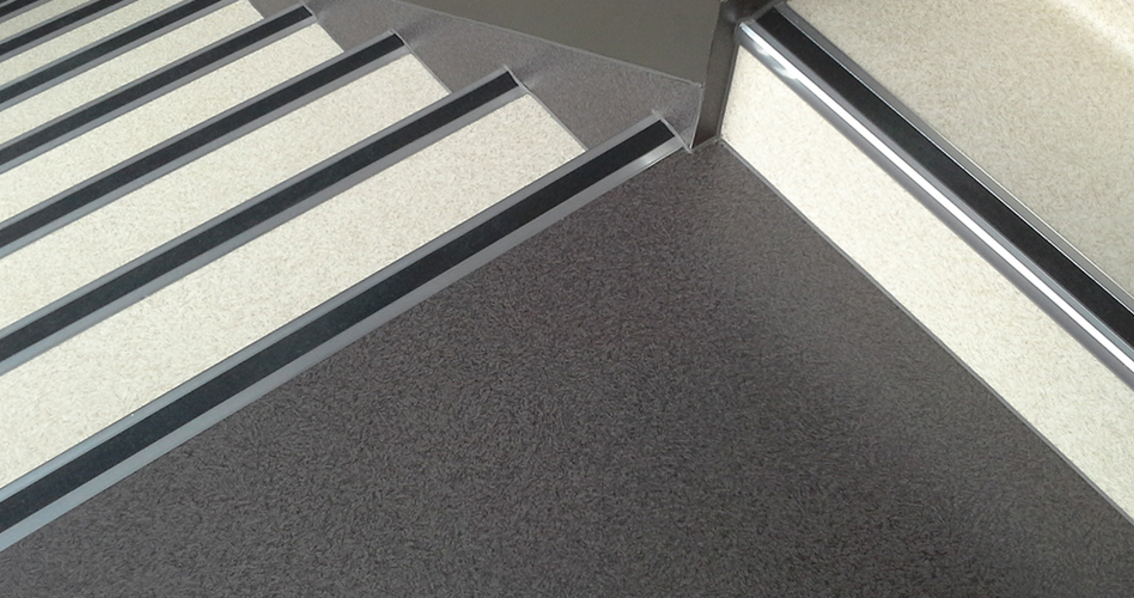 Stair Nosing Rubber Vinyl Metal