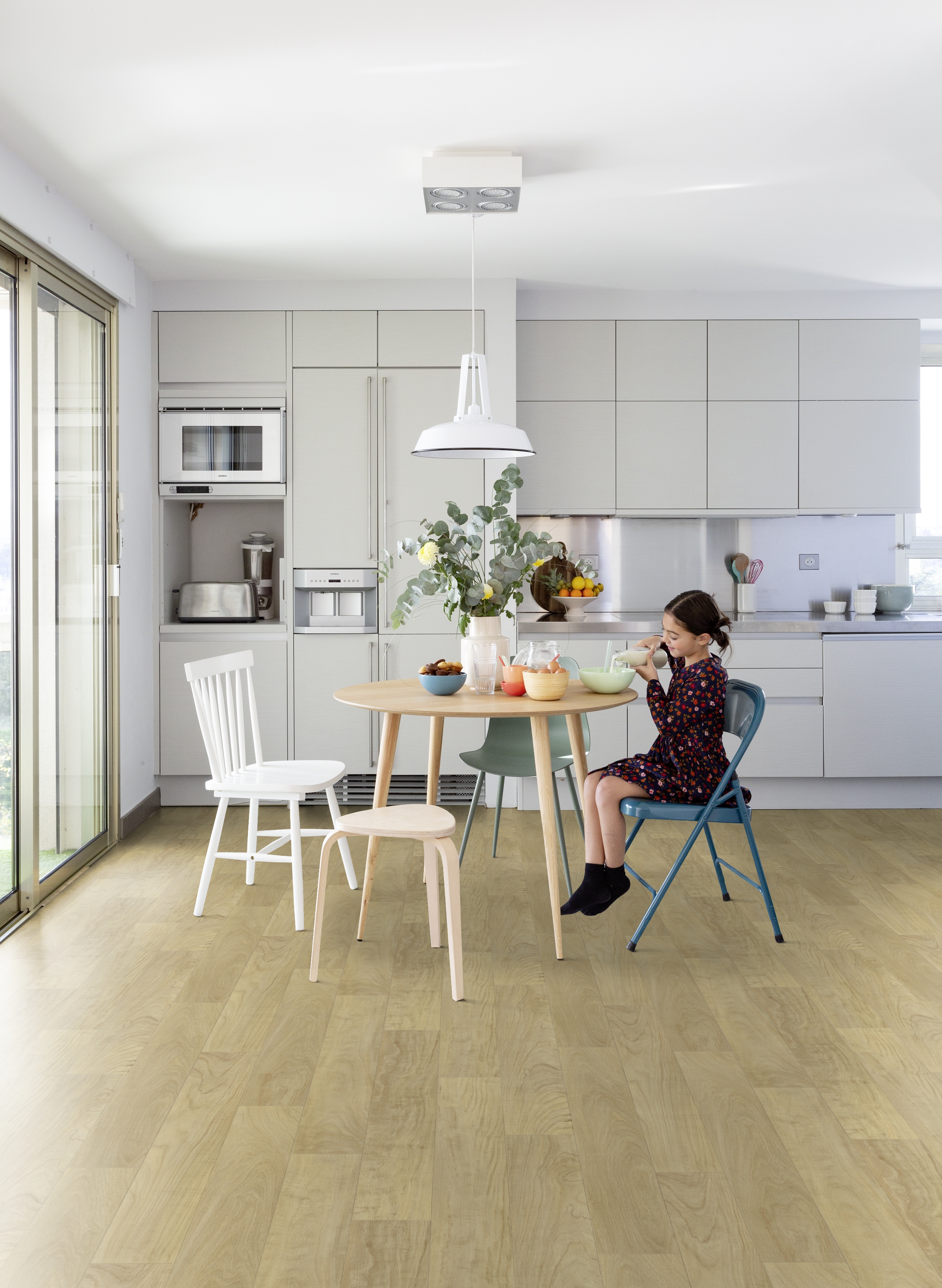 Suelo vinílico rollo GERFLOR Hudson booster 2m ancho madera natural